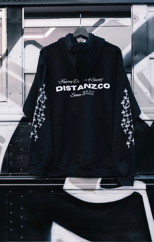 (B) INFINITE CROSS BLACK HOODIE